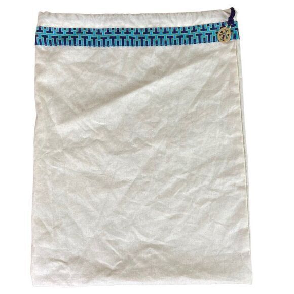 Tory Burch‎ Dust Bag Shoes Handbags Womens Tote Drawstring Protector Charm 12x15 - Picture 1 of 9